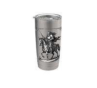 Furcas, le cavalier de la sagesse interdite Gobelet isotherme en acier inoxydable double paroi