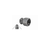 Furet de canalisation haute pression : Buse de canalisation sans jet frontal 1/4F - calibre - 12, Buse de canalisation