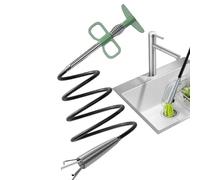 Furet de Drainage pour Douche - Outil Débouchage Canalisation Cuisine 4 Griffes - Accessoire de Plomberie pour Évier Baignoire Toilette Cuisine Usage Résidentiel et Professionnel Plombiers Gestionnair
