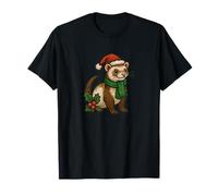 Furet de Noël Solstice d'hiver Père Noël T-Shirt