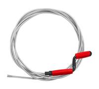 Furet Deboucheur Canalisation avec Gants,5 m x 6 mm Déboucheur Canalisation Spirale,Furet à Manivelle,Sonde de Débouchage pour D'évier et Baignoire