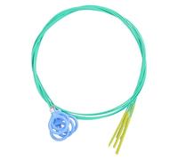 Furet Déboucheur Canalisation, Furet Plomberie - Kit de 5 avec 130cm en POM Résistant, Tête Nylon, Anneau Anti-Dérapant, pour Retirer les Cheveux, Usage Polyvalent Pénétrant 3 Coudes, Vert Clair