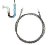 Furet Deboucheur, Furet Plomberie, 3m X 10mm Spirale DéBoucheur Wc, Furet Deboucheur Wc Professionnel, Sonde De Debouchage Spirale Pour Nettoyage Tuyaux Cuisine Douche Baignoire Autres Canalisations
