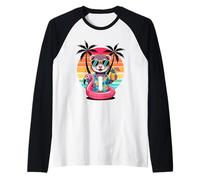 Furet Plage Vacances d'Été Bouée Piscine Flamant Rose Manche Raglan