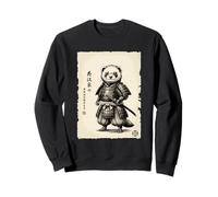 Furet Samouraï Art Japonais Sumi-e Kawaii Drôle Sweatshirt