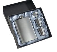 Furforstk flasque 8 oz flasque a alcool 220 ml fiole alcool, flask, hip flask avec deux verres à liqueur et une flasque de hanche en entonnoir - Cadeau pour hommes - Cadeau homme/Meilleur homme