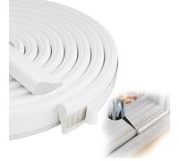 Furforstk joint fenetre pvc 5 m isolant fenetre anti froid, joint caoutchouc adhesif, bande d'étanchéité, Utilisé pour la protection contre le froid, le bruit et le vent (blanc)