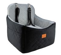 FurFrolic Siège auto pour chiens de petite taille, rehausseur en mousse à mémoire de forme pour chiens de petite, moyenne taille pesant jusqu'à 15,9 kg, siège de voiture de voyage pour animal