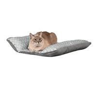 FurHaven Grand lit pour Chat avec Housse Amovible et Lavable - Gris - Taille L