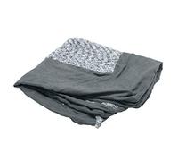 FurHaven Housse de Rechange Bicolore en Fausse Fourrure et Daim pour Chien et Chat - en Forme de L - Gris Pierre - Jumbo Plus