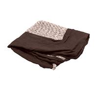 FurHaven Housse de Rechange Bicolore en Fausse Fourrure et Daim pour Chien et Chat - en Forme de L - pour Salon et canapé d'angle - Expresso, Taille M