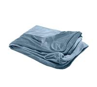 FurHaven Housse de Rechange pour lit de Chien en Fausse Fourrure et Velours de Style canapé, Lavable en Machine - Bleu Port, Taille L