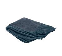 FurHaven Housse de Rechange pour lit de Chien en Sherpa et Chenille Lavable en Machine - Bleu Orion, Jumbo (Taille XL)