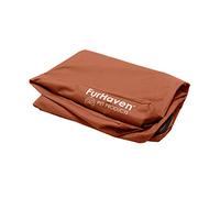 FurHaven Housse de Rechange pour lit de Chien résistante à l'eau pour intérieur/extérieur avec Logo imprimé sur Toile Oxford - Lavable - Châtaigne - Jumbo (Taille XL) 101,6 x 81,3 x 10,2 cm (L x l x