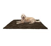 FurHaven Paillasson très Absorbant pour Pattes boueuses, 100% Lavable, Parfait pour l'entrée, la Cuisine et la Salle de Bain, 152,4 x 121,9 cm, Marron (Boue), Jumbo Plus/XXXL
