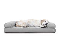Furhaven Refroidissement Gel Infusé en Mousse à mémoire Dessus Lit pour Chien Canapé pour Chiens et Chats
