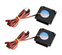 Furiga - Lot de 2 ventilateurs de refroidissement sans pales 40 mm 24 V CC 4010 0,07 A 40 mm x 40 mm x 10 mm Turbo hydraulique avec fil XH2.54-2P pour imprimante 3D
