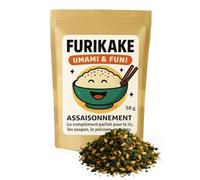 Furikake Assaisonnement Traditionnel Saveurs Umami - Pour Riz, Soupe, Nouilles, salade - Croquant & Savoureux avec Graines de Sésame, Algues Nori, Bonite Séchée, Pour une Cuisine Authentique