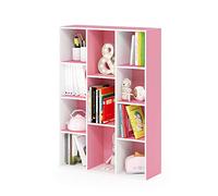 Furinno 11 Cube Bibliothèque Réversible, Rose/Blanc, One Size