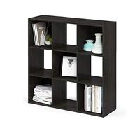 Furinno 18055EX Pelli Cubique Armoire de Rangement, 3x3, Espresso