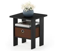 Furinno Andrey Chevet end Table avec Tiroir à Poubelle, Brun, 11157Am / Mbr, Bois, Americano/Marron Moyen, One Size