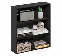 Furinno Basic Bibliothèque Ouverte à 3 Niveaux, Étagère, Organisateur de Rangement, 16.8 x 60 x 67.1 cm, Espresso