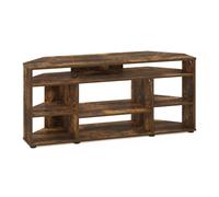 Furinno BESI Meuble TV, Montage sans Outils, Style Industriel, Console TV pour Téléviseurs Jusqu'À 46 Pouces, pour Salon Ou Chambre, Pin Ambré