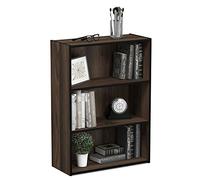Furinno Bibliothèques, Bois, Noyer, Taille Unique, Columbia Walnut, One Size, 3 niveaux