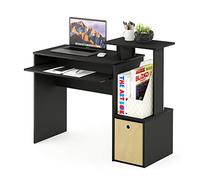 Furinno Bureaux d'Ordinateur, Bois, Brun, Taille Unique, dense, Noir/Marron, One Size