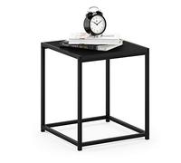 Furinno Camnus Table de Bout Modern Living, Gris Chêne Français, Americano, One Size, 1 Niveaux, 15.75" x 17.83" x 15.75"