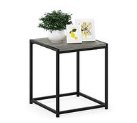 Furinno Camnus Table de Bout Modern Living, Gris Chêne Français, Bois, One Size, 1 Niveaux