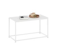 Furinno Camnus Vie Moderne Table Basse, Blanche Unie/Blanche