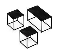 Furinno Camus ensemble Salon Moderne Basse et deux Tables de Bout, Americano, One Size