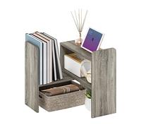 Furinno Classic Organisateur de Rangement pour Bibliothèque de Bureau pour Dournitures de Maison et de Bureau, Chêne Français