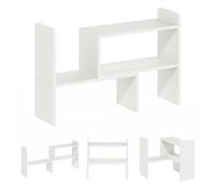 Furinno Classic Rangement Et Accessoires De Bureau, Étagère De Rangement pour Fournitures Et Accessoires, Blanc