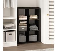 Furinno Cubic Organisateur de Placard 6 Cubes, étagères Ouvertes, Structure Extra épaisse pour penderie, Chambre, Salon, chêne foncé
