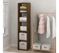 Furinno Cubic Rangement et Organisateur de Placard, Organisateur de Placard à 5 Cubes, étagères Ouvertes, Cadre Extra épais pour penderie, Chambre, Salon, pin ambré