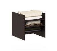 Furinno Cubicle Insert pour Cube, Organisateur 3 Étagères, Compatible avec Version Extra Épaisse, Rangement Et Organisation, Chêne Foncé (Ne Convient Pas À IKEA Kallax)