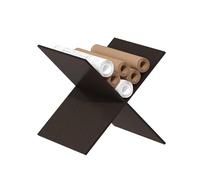 Furinno Cubicle Insert pour Cube, Organisateur X-Shelf, Compatible avec Version Extra Épaisse, Rangement Et Organisation, Chêne Foncé (Ne Convient Pas À IKEA Kallax)