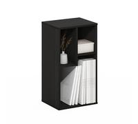 Furinno DALY Étagère, Bibliothèque À 3 Cubes, Étagère De Rangement Cubique avec Compartiments Irréguliers, 24 X 29,7 X 54 Cm, pour Salon, Chambre, Bureau, Couleur Expresso