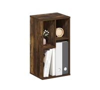 Furinno DALY Étagère, Bibliothèque À 3 Cubes, Étagère De Rangement Cubique avec Compartiments Irréguliers, 24 X 29,7 X 54,1 Cm, pour Salon, Chambre, Bureau, Pin Ambré