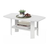 Furinno Design Simple Table Basse, Bois d'ingénierie, Blanc, One Size