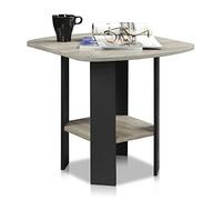 Furinno Design Simple Table d'Appoint de Chevet avec Tiroir Poubelle, Chêne Français/Noir