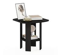 Furinno Design Simple Table d'Appoint de Chevet avec Tiroir Poubelle, Expresso