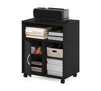 Furinno Econ Home Office Support d'imprimante sous Le Bureau avec roulettes, Espresso