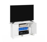 Furinno Econ Meuble TV Centre de Divertissement, Blanc
