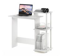 Furinno Efficient Home Bureau pour D'ordinateur Portable, Blanc/Blanc