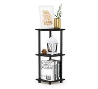 Furinno Étagères sans Outils, Bois, Espresso/Noir, Taille Unique, dense, One Size, 3 niveaux