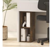 Furinno Fulda Étagère à Livres, Bibliothèque étroite à 2 Niveaux avec étagère de Stockage de 8 Pouces de Large pour Salon, Chambre, Bureau à Domicile, Pin Ambre