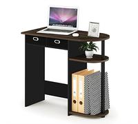 Furinno Go Green Home Table d'Ordinateur Portable, Columbia Walnut/Black/Dark Brown, One Size